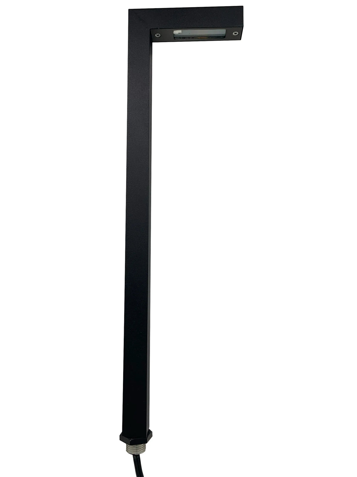 Hayward Textured Black 90° Path Light, 20" Stem || 27530