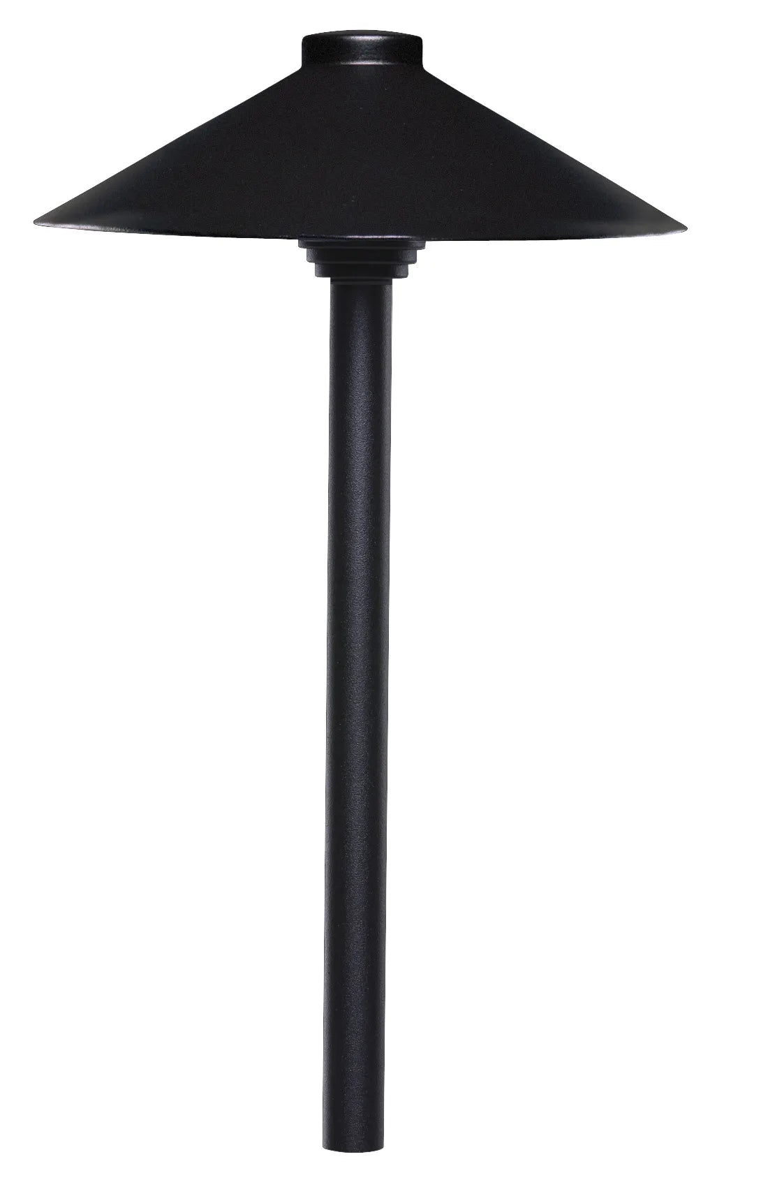 Hayward 9" Hat, Textured Black Path Light, 18" Stem || 914035
