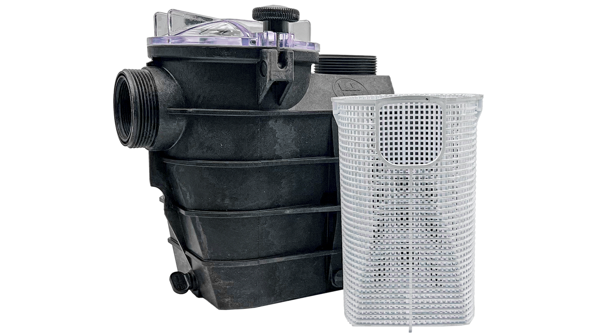 Super II Pump Housing/Strainer (2" x 2") w/ Drain Plugs || SPX3020AA