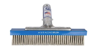 A&B 9" Algae Brush Stainless Steel Bristles | 5010-AB
