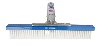 A&B 12" Budget Vinyl Liner Brush White Plastic Bristles | 2002-AB