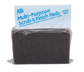 A&B Mr. Scrubber Jr Heavy Duty Replacement Pads 2-Pack | 8534-AB