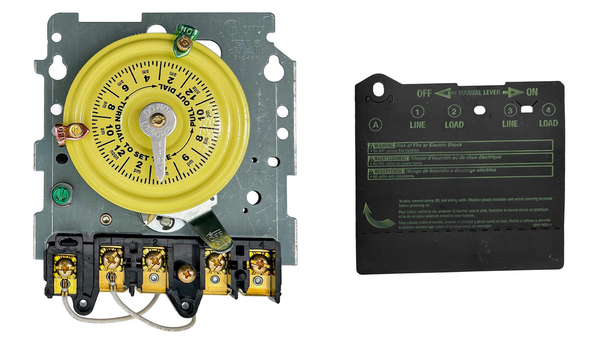Intermatic 24-Hour 120V Mechanical Time Switch, DPST | T103M