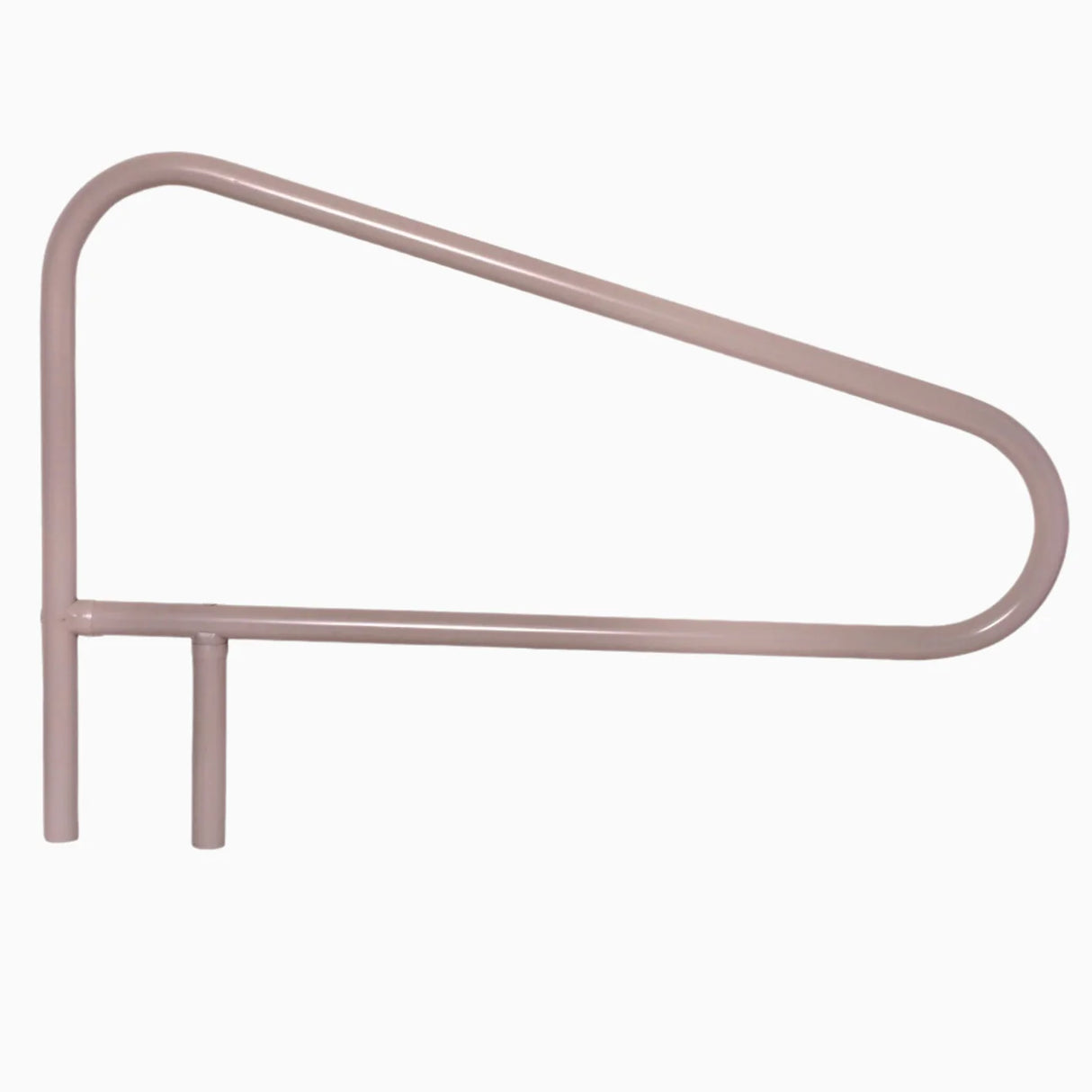 Saftron 3-Bend Cross-Braced Return-to-Deck Handrail – Taupe | CBRTD-352-T