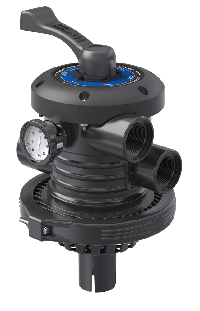 Waterway 1.5" Top Mount Sand Filter Valve Sub-Assembly Praher Style | WVS003-01B