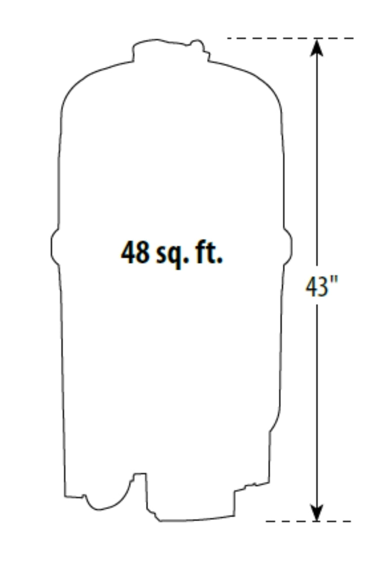 Waterway Crystal Water D.E. Filter Grey 48 Sq. Ft. | 570-0048-07