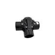 Waterway 1½″ Tru Seal 3-way diverter valve assembly with black CPVC body and handle