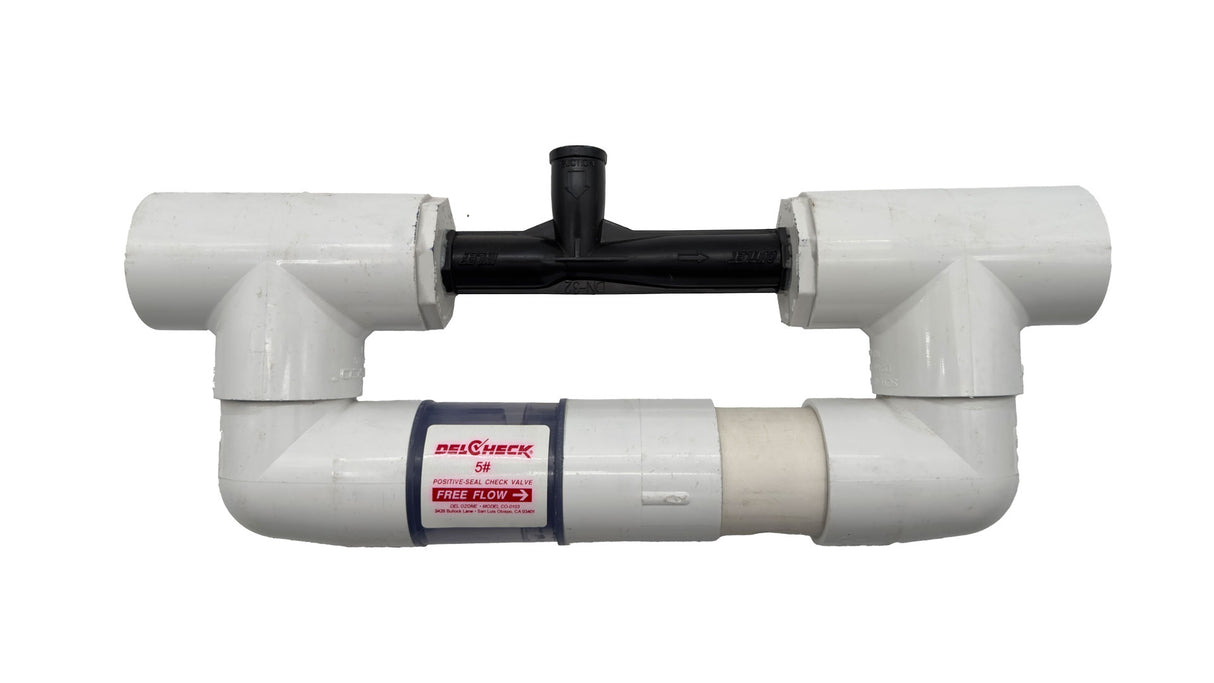 Ozone Injector Manifold with Tubing Kit - Pentair In-Floor(A&A)