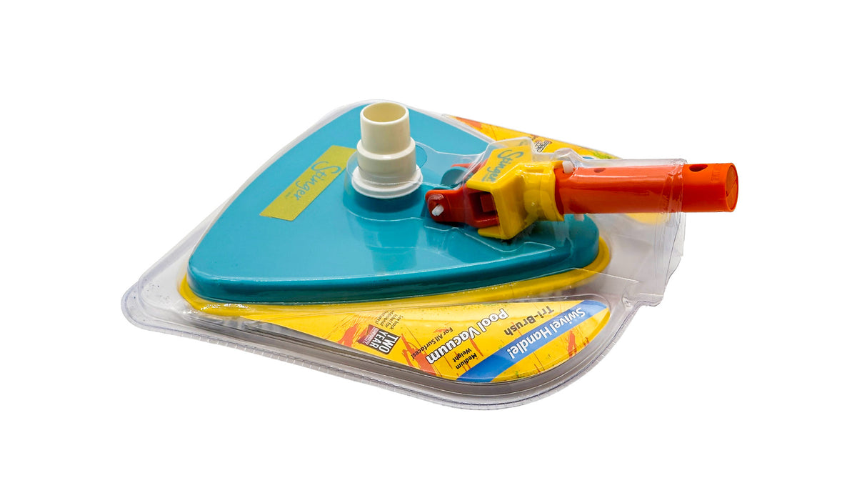 Oreq Stinger Triangle Shaped Brush Vacuum with Swivel Handle