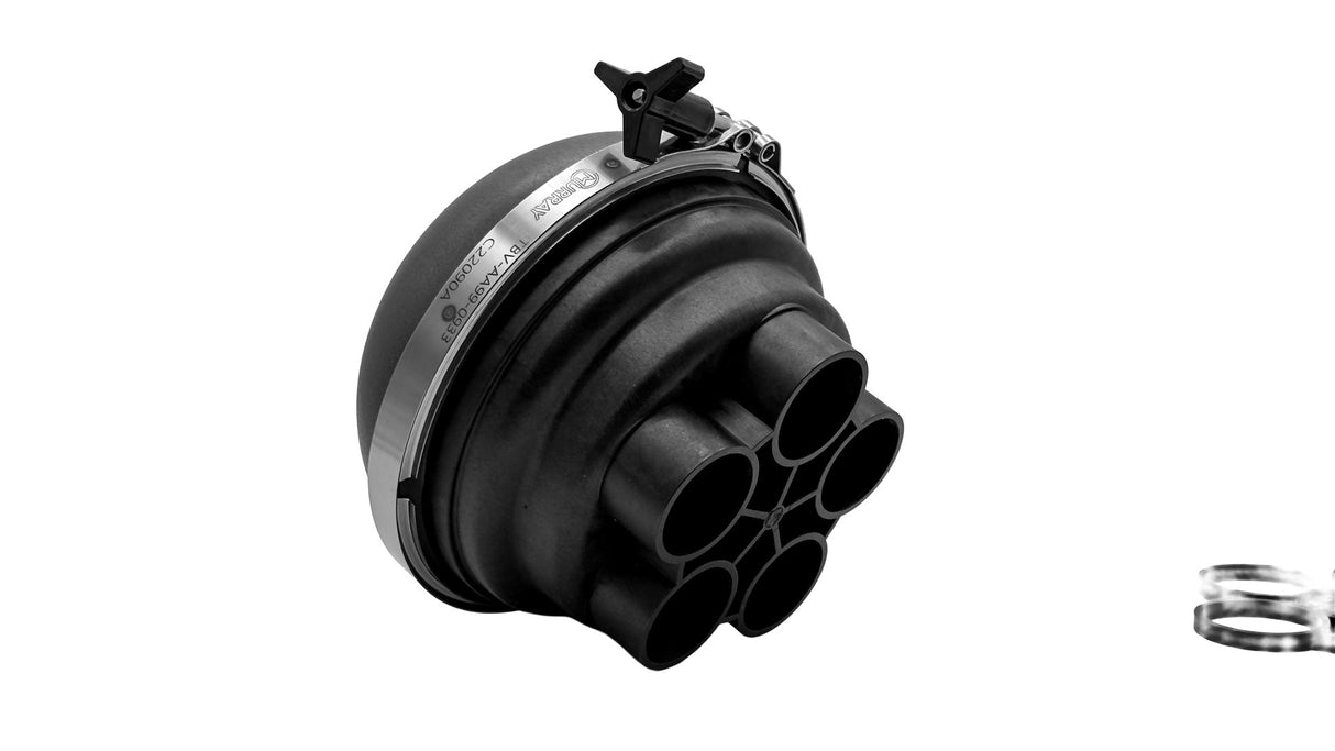 Top Feed Complete 1.5" 5 Port Valve w/o QuikStop - Pentair In-Floor(A&A) | 225571