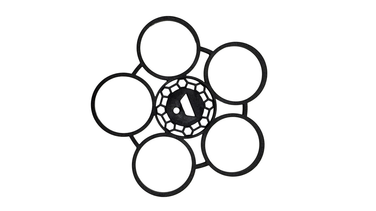 Top Feed Complete 1.5" 5 Port Valve w/o QuikStop - Pentair In-Floor(A&A) | 225571