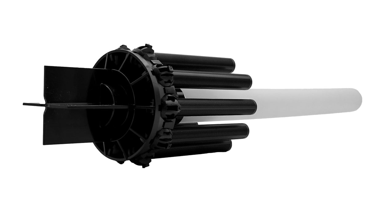 Hayward 24-inch folding lateral assembly with black hub and multiple ribbed laterals
