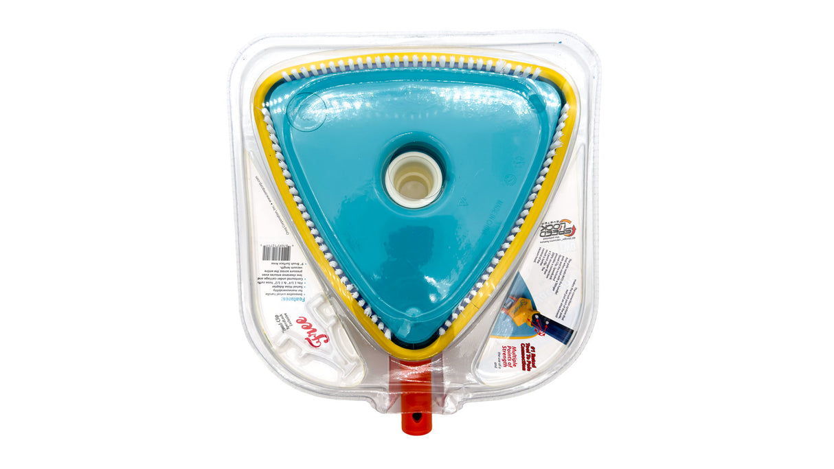 Oreq Stinger Triangle Shaped Brush Vacuum with Swivel Handle