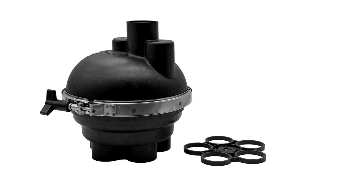 Top Feed Complete 1.5" 5 Port Valve w/o QuikStop - Pentair In-Floor(A&A) | 225571