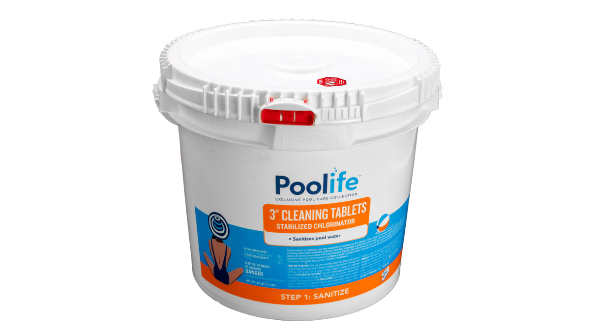 Poolife 3" Cleaning Tablets | 25 LBS (42116)