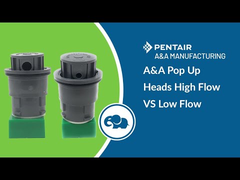 Style 1 High Flow Pop-Up Head (Black) - Pentair In-Floor(A&A) | 236354