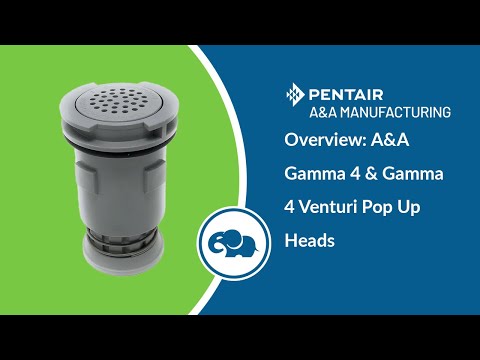 G4V (Venturi) Pop-Up Head (Gray) - Pentair In-Floor(A&A)