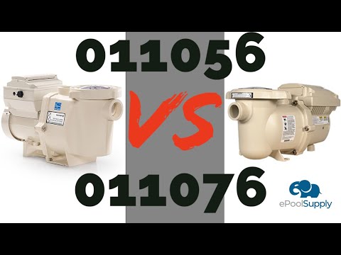 Pentair IntelliFlo 3HP Pump Comparison 011056 vs 011076 video