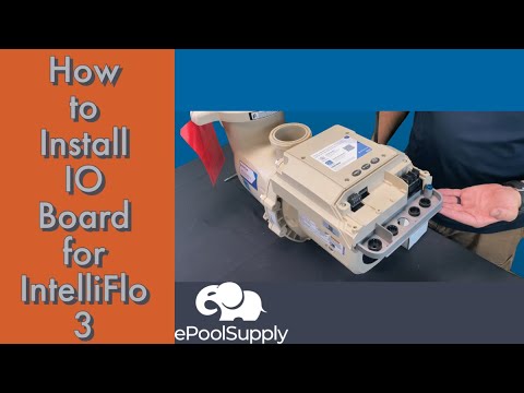 How To Install IO Board for Pentair's IntelliFlo3 VSF 3.0HP - 011076 video
