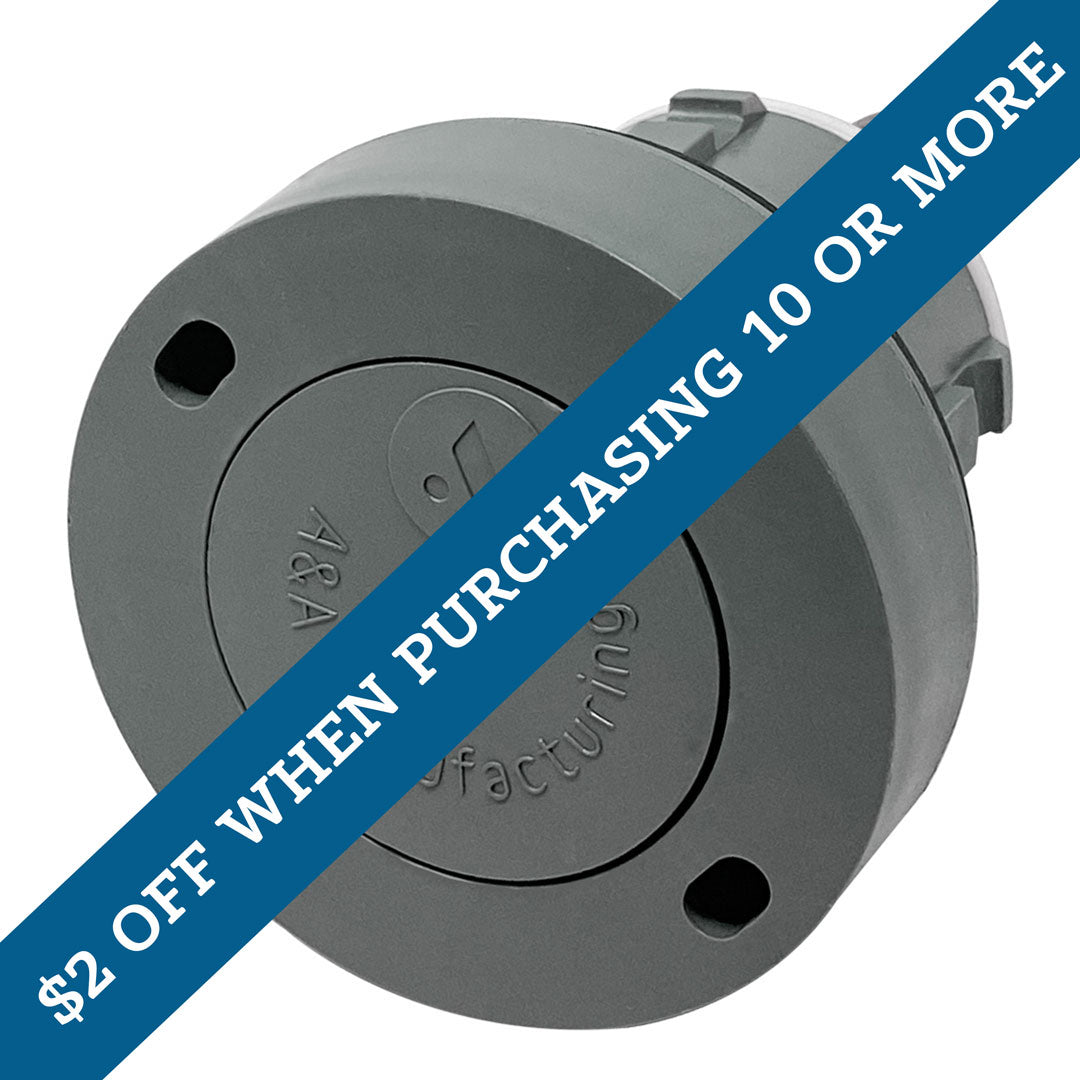 Style 1 Low Flow Pop‑Up Head (Gray) – Pentair In‑Floor | 236252