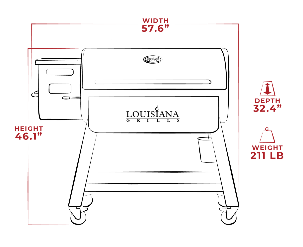 LG 1200 BLACK LABEL SERIES GRILL WITH WIFI CONTROL