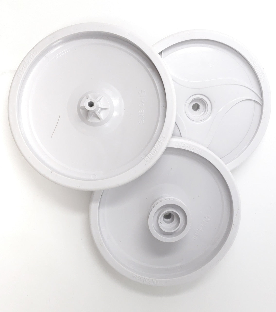 top view of Wheel, Double Side (9-100-1008) - Polaris Vac-Sweep 360 Rebuild Kit - ePoolSupply