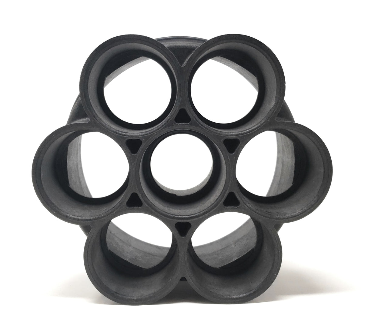 View of Bottom - Paramount 6-Port 1.5" Water Valve Base (Black) - ePoolSupply