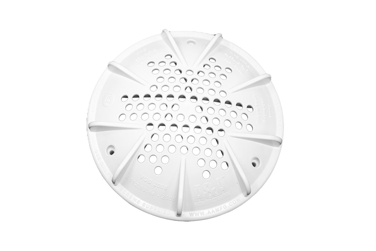 PDR2 10" Drains No Sump (White) - Pentair In-Floor(A&A) | 287121