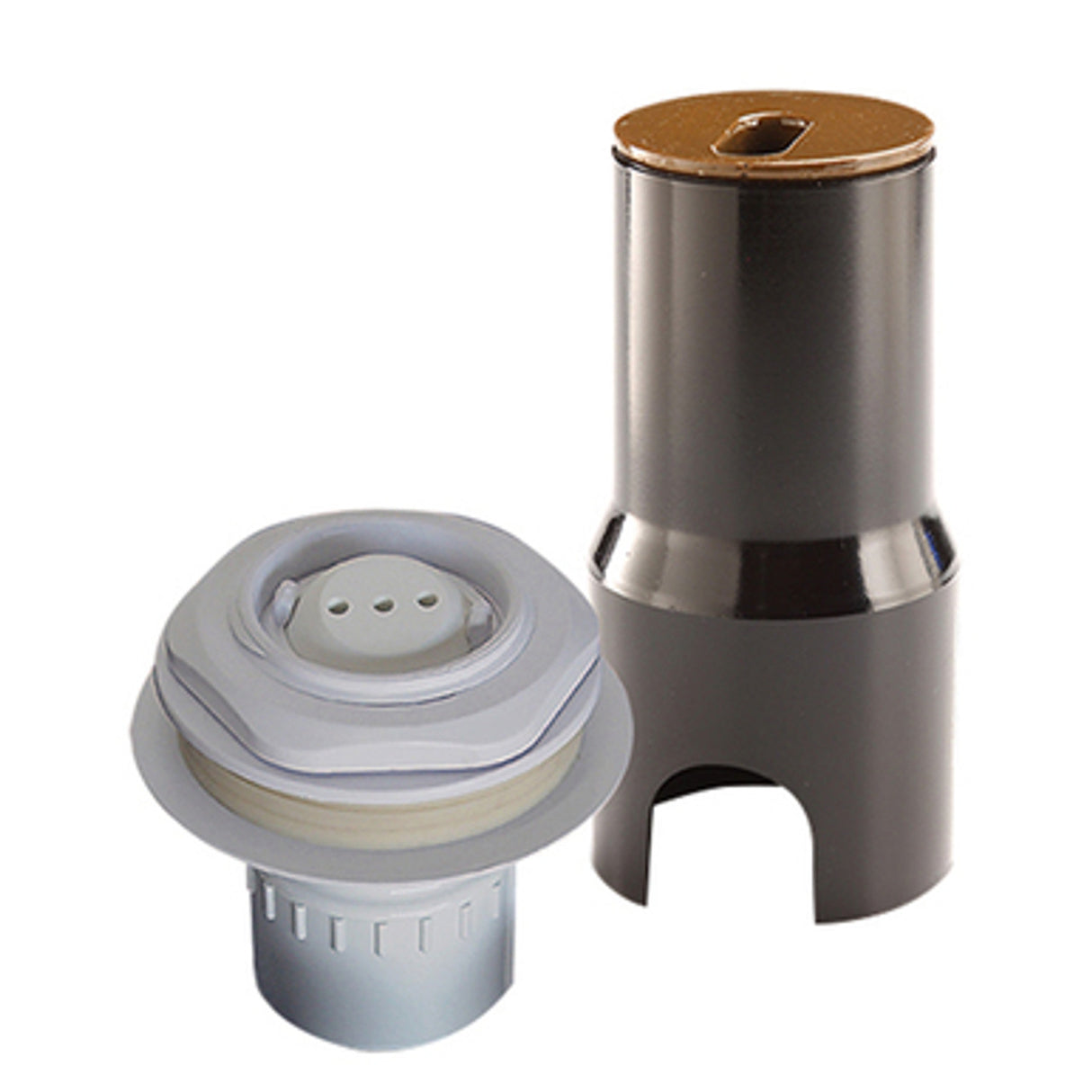 Front View of Jet and Shield - Pentair Complete Deck Jet (580000)