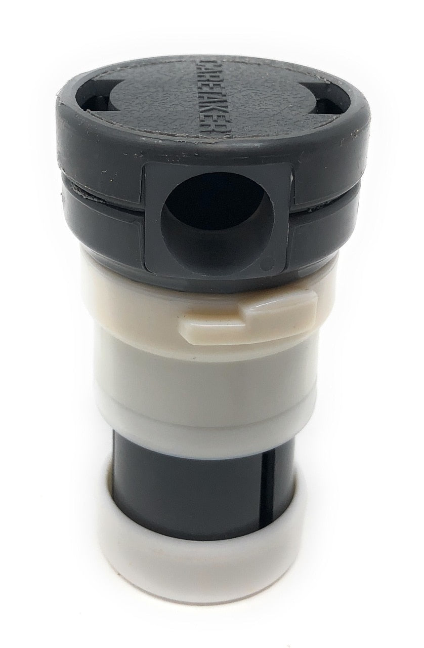 Front View of Head - Caretaker 99 Complete 2" High Flow Cleaning Head (Charcoal Gray) - ePoolSupply