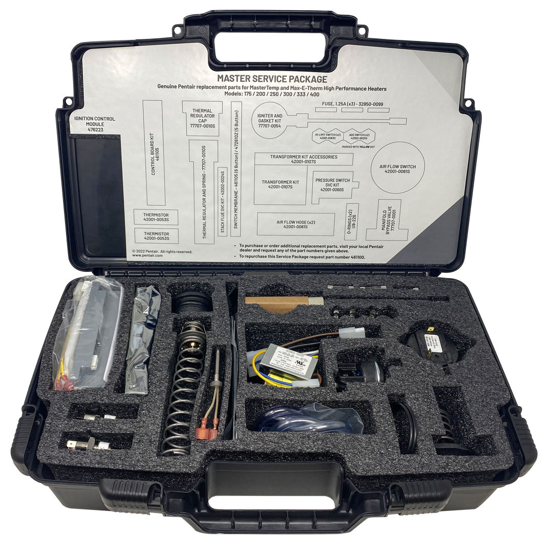 Pentair Pro Service Package- Heater Master Package of Water & Electrical System Parts | 461100