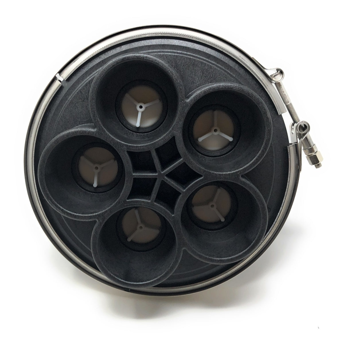 View of Bottom -Caretaker 5-Port Complete 2" Water Valve Assembly - Bottom View