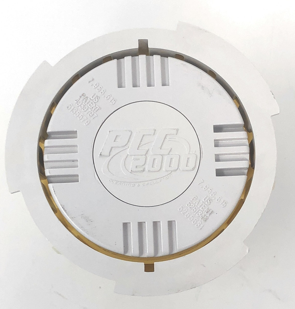 Top View - Paramount PCC2000 Fixed Pop Up Head (White) - ePoolSupply