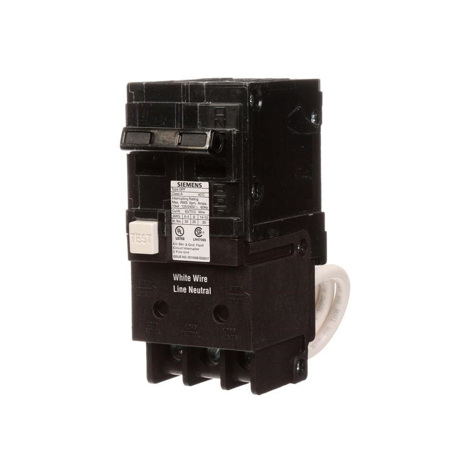 Siemens 2 Pole , 15Amp GFCI Circuit Breaker | QF215