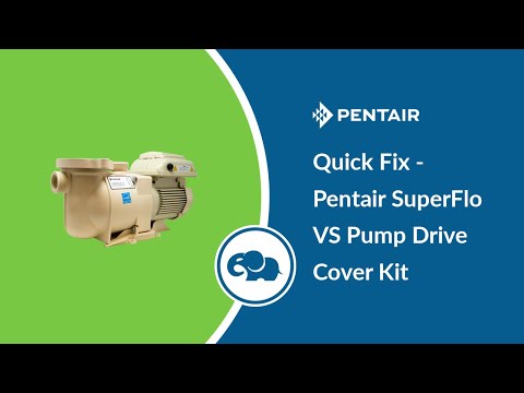 Pentair SuperFlo VS 1.5HP Variable Speed Pool Pump Drive Cover Kit - Quick Fix