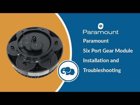 Paramount Water Valve 6-Port Gear Module | 004-302-4408-00