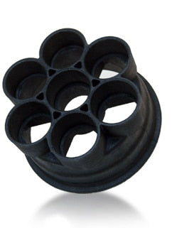 View of Bottom - Paramount 6-Port 1.5" Water Valve Base (Black) - ePoolSupply