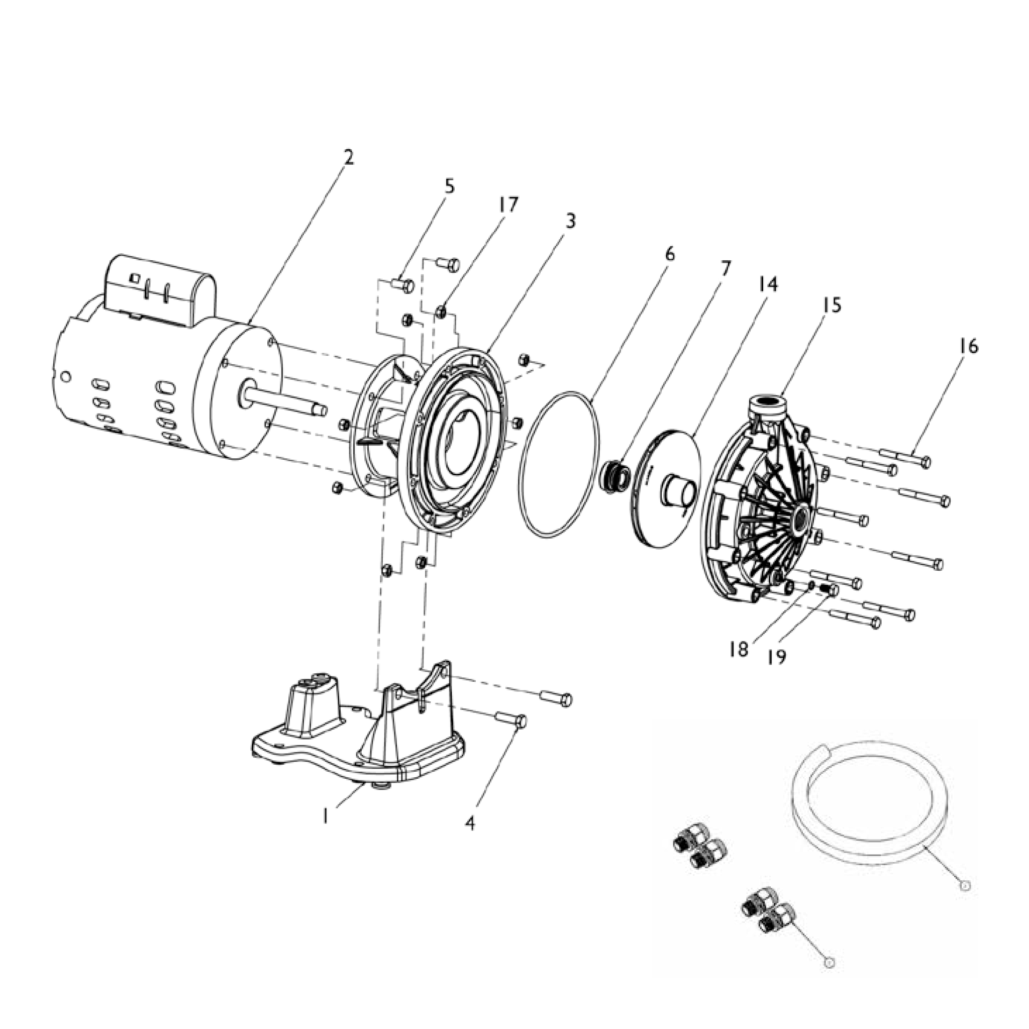 Parts List for Parts List: Booster Pump
