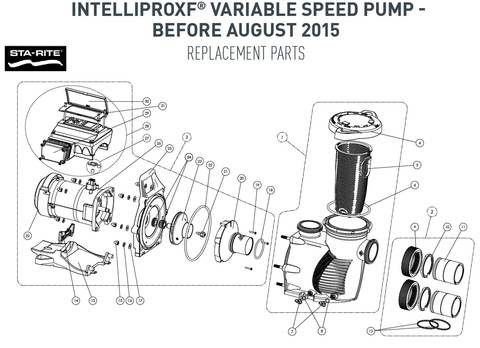 IntelliFloXF VS Before August 2015 Parts and Accessories