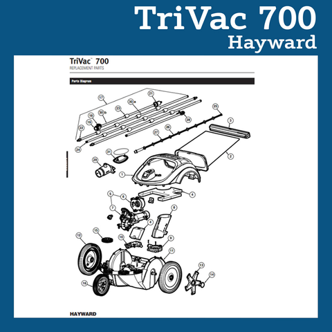 Hayward TriVac 700 Parts and Accessories
