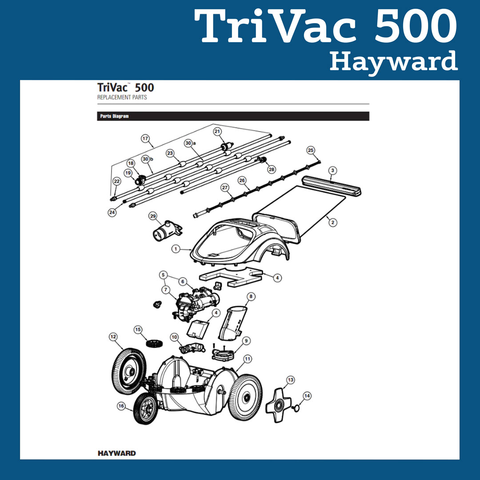 Hayward Tri-Vac 500 Parts and Accessories