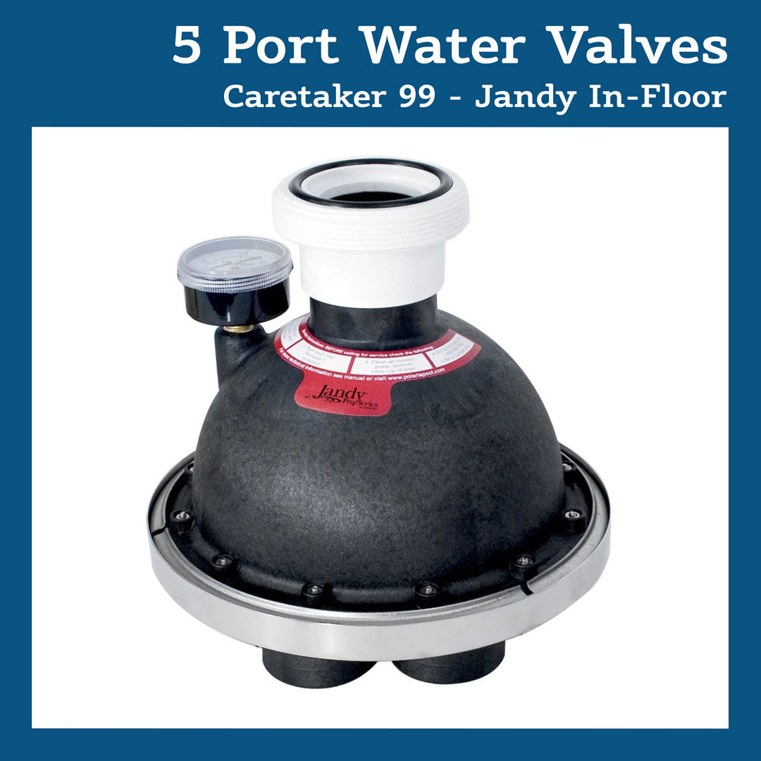 Caretaker Water Valve Replacement Parts - 5 Port