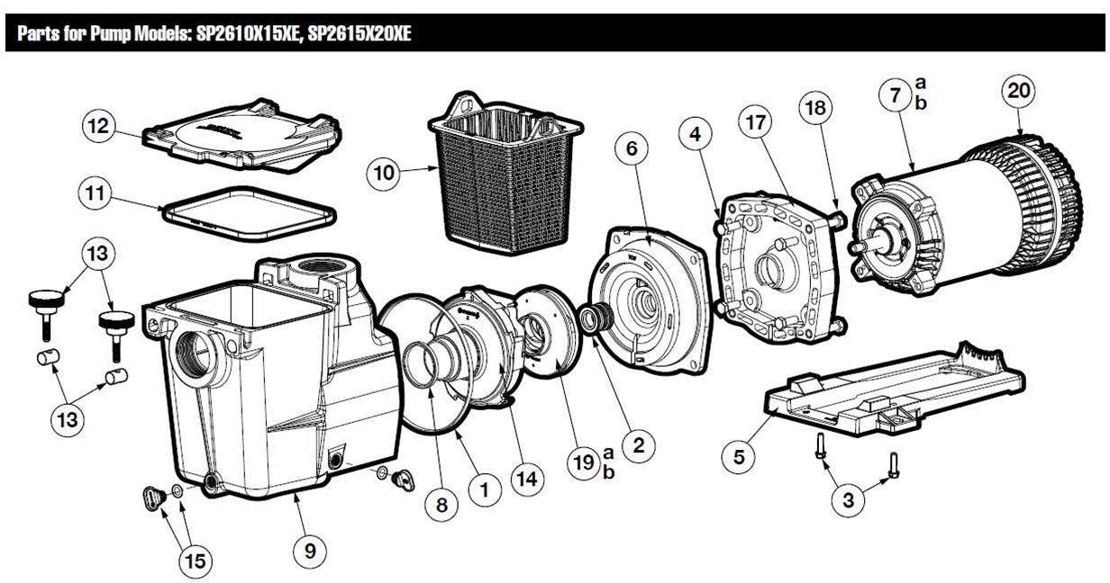 Parts List for Parts List: Super Pump XE