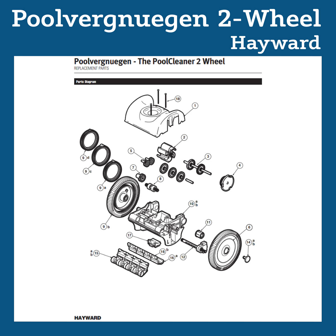 Parts List for Cleaner Parts List: Poolvergnuegen 2-Wheel
