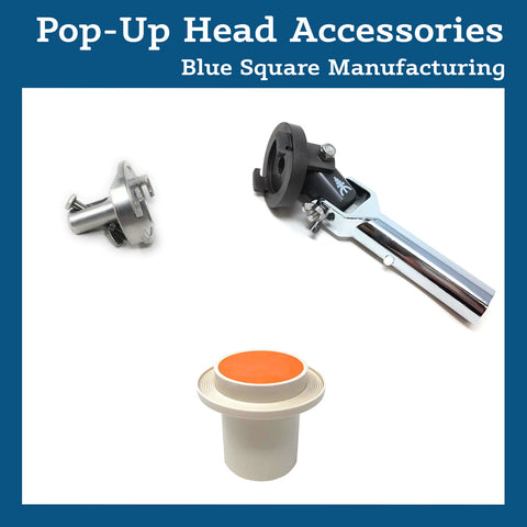 Pop-Up Head Accessories Blue Square