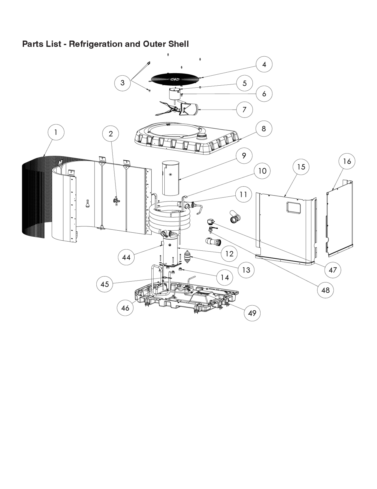 Parts List for Parts List: Pentair ETi 400 High-Efficiency Pool and Spa Heater