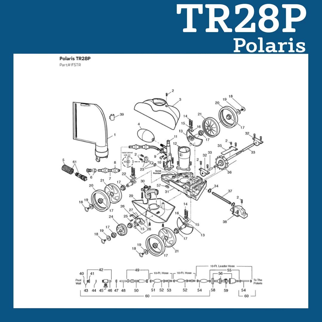 Parts List for Cleaner Parts List: Polaris TR28P