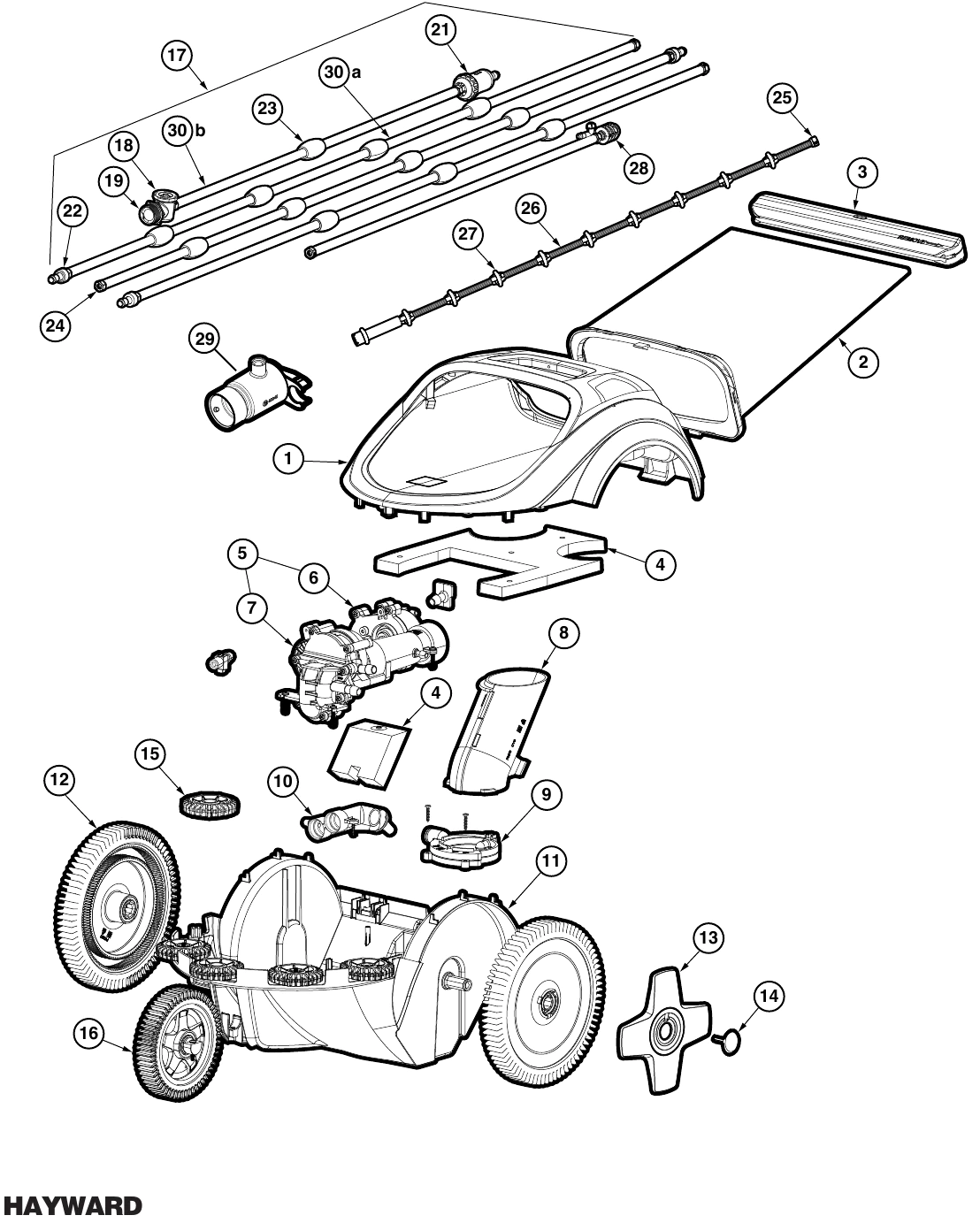 Parts List for TriVac 700