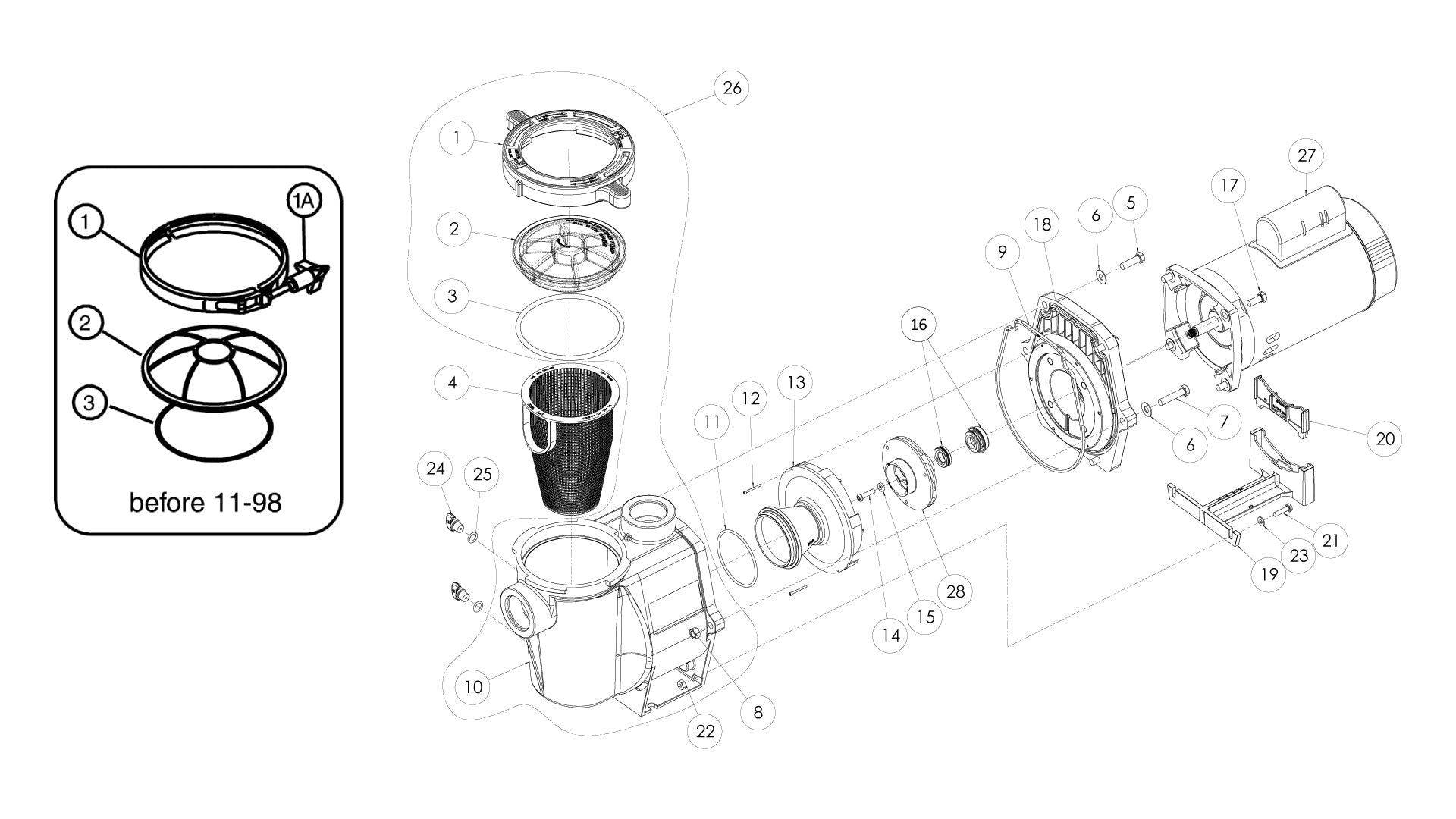 Parts List for WhisperFlo Pump Parts and Accessories