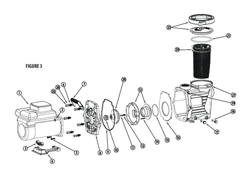 Mustang VS 140 Pool Pump Parts and Accessories